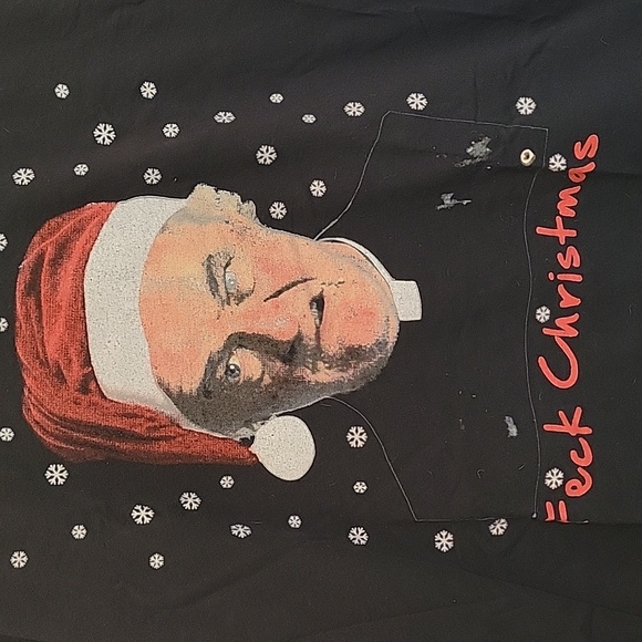 ScreenStars Father Damien Christmas tshirt - Picture 2 of 4